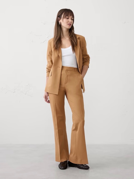 Banana Republic Pants - Banana Republic Women’s Camel Bootcut Sculptured High Rise Trouser 10